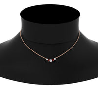 0.75 Carat Graduating Round Diamond Pendant