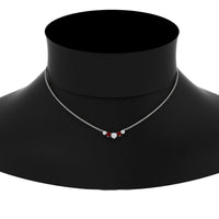 0.75 Carat Graduating Round Diamond Pendant