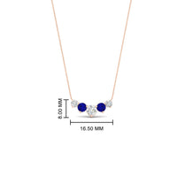 0.75 Carat Graduating Round Diamond Pendant