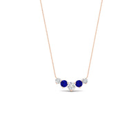 0.75 Carat Graduating Round Diamond Pendant