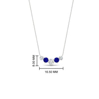 0.75 Carat Graduating Round Diamond Pendant