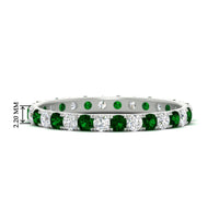 0.75 Ct. Round Eternity Wedding Band