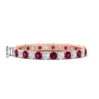 0.75 Ct. Round Eternity Wedding Band