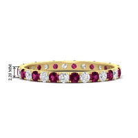 0.75 Ct. Round Eternity Wedding Band