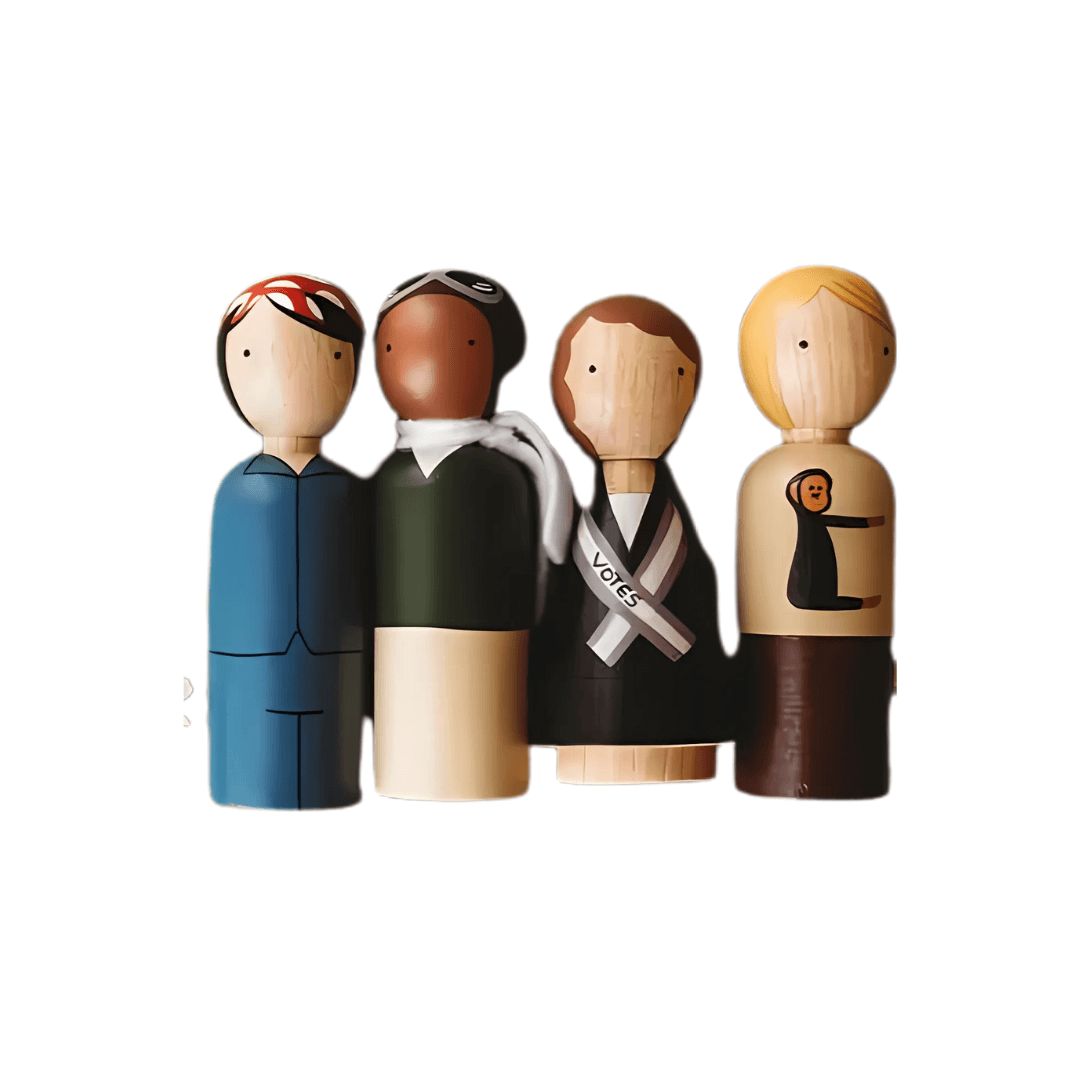 Women Trailblazers Wooden Set 1