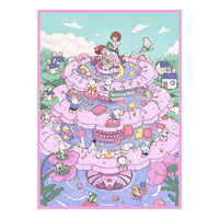 Large Miniature Scene Cute Toy 3d Stereo Hand Ledger Sticker