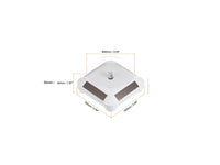 3.5 Solar Rotating Display Stand with White Base for 1/64 Scale Model Cars