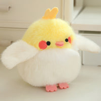 Cartoon Parrot Plush Toy Pendant For Girls Bags And Keychains