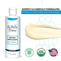 Organic Wiping Lotion for Seniors by La Petite Crème