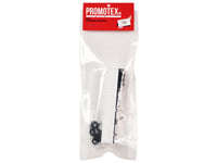 36ft Gravel Trailer White 1/87 (HO) Plastic Model by Promotex