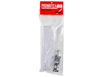 48ft Moving Van Trailer Light Gray 1/87 (HO) Plastic Model by Promotex