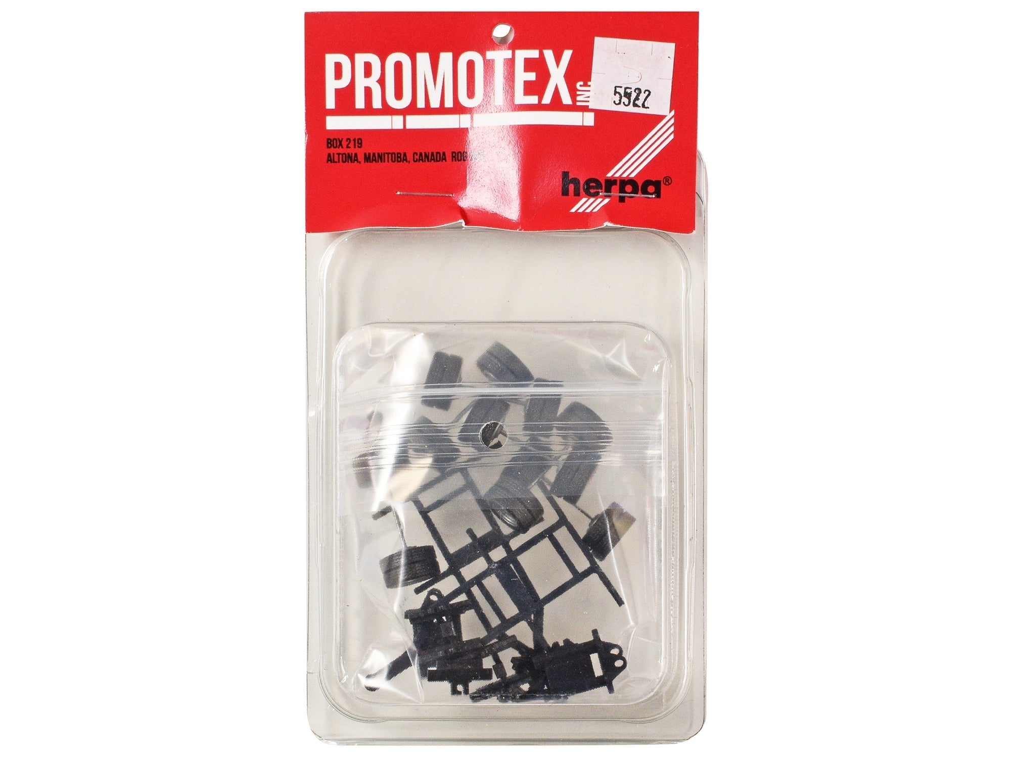 Lowboy Dual Axle Booster with Integrated Rear Axle and Fenders (2 Sets) 1/87 (HO) Plastic Model by Promotex