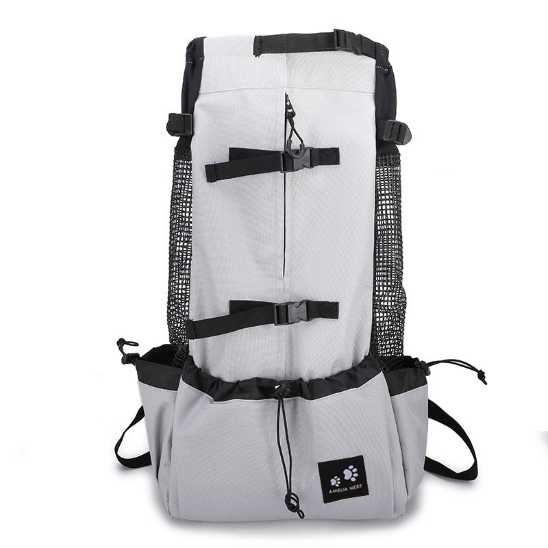 Pet Dog Carrier Bag Carrier For Dogs Backpack Out Double Shoulder Portable Travel Backpack Outdoor Dog Carrier Bag Trave