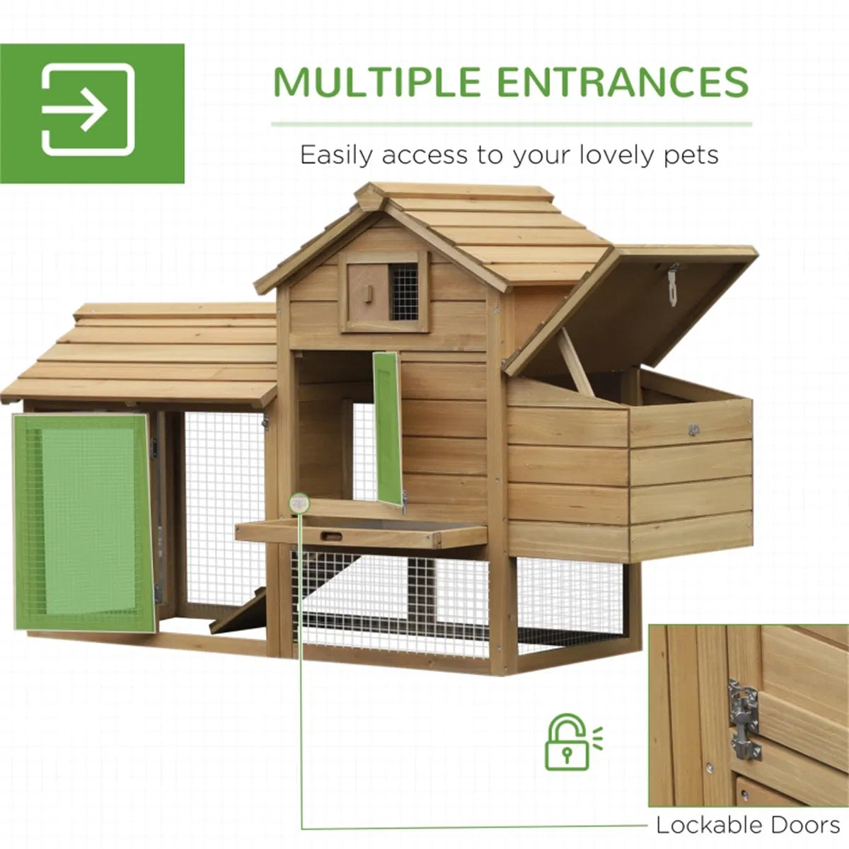 Wooden Chicken Coop