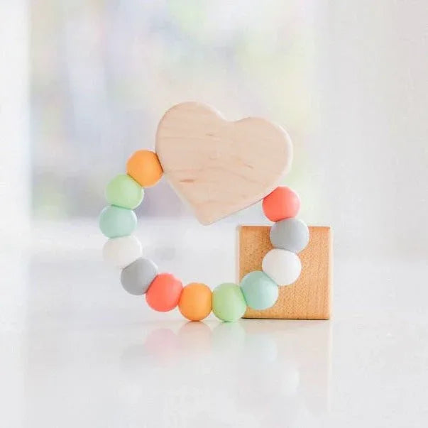 Heart Charm Teether - BIG FRENCHIES