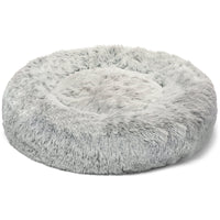Mr. Peanut's 28" OrthoPlush® Pet Bed - Snowflake White Two Tone - BIG FRENCHIES