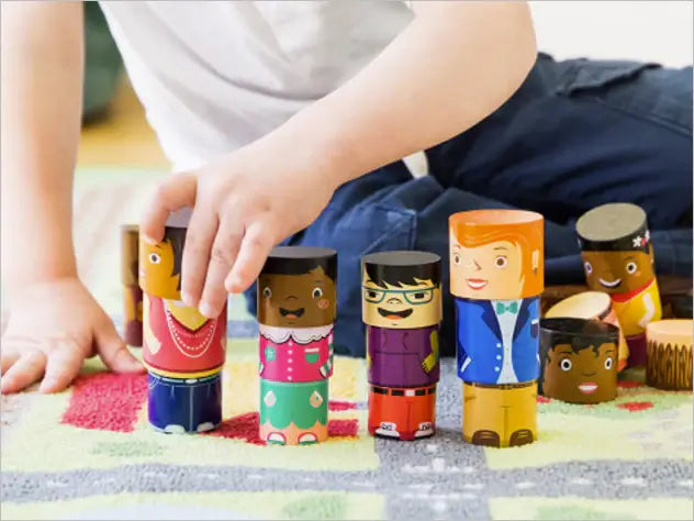 Diverse Friends Magnetic Building Doll Set - coming soon!