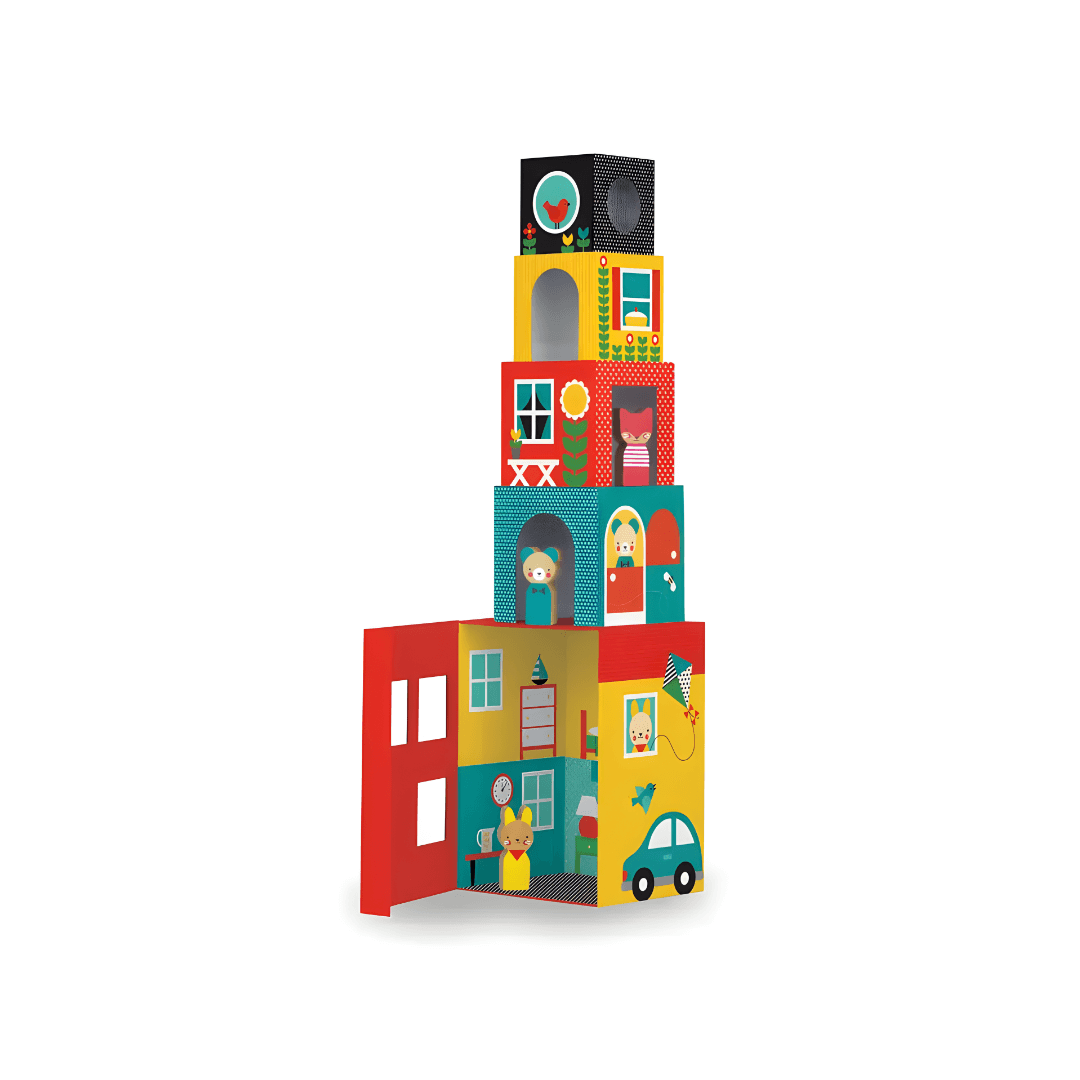 Peek-A-Boo Animal Nesting Stacker