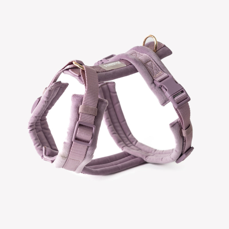 Lilac - Velvet Dog Harness-Velvet Harness-BIG FRENCHIES-FURLOU