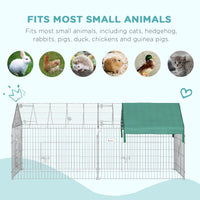 87x41x41-IN Catio Rabbit Guinea Pig Cage Chicken Coop Run, Small Animal Enclousure Outdoor Indoor with Cover and Multipl