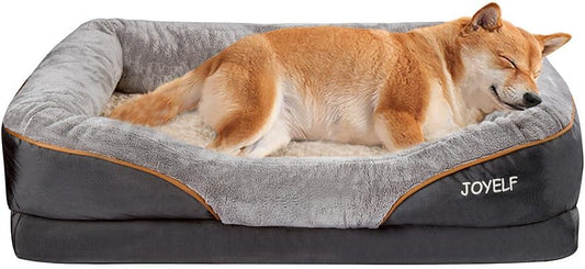 Large Memory Foam Dog Bed - BIG FRENCHIES