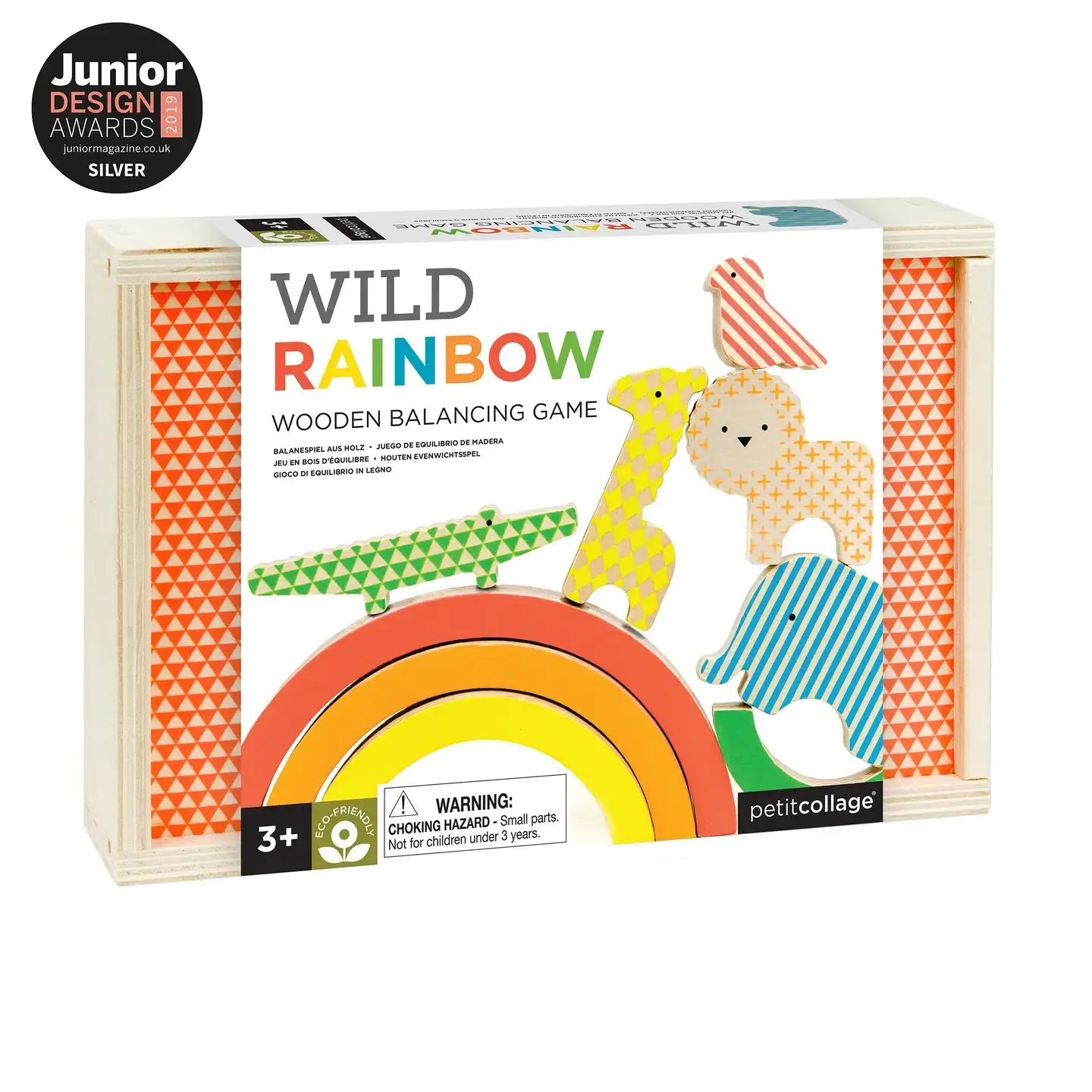Wild Rainbow Jungle Wooden Balancing Game