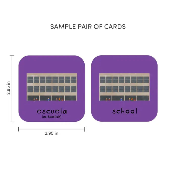 Minilingo Spanish/English Bilingual Flashcards