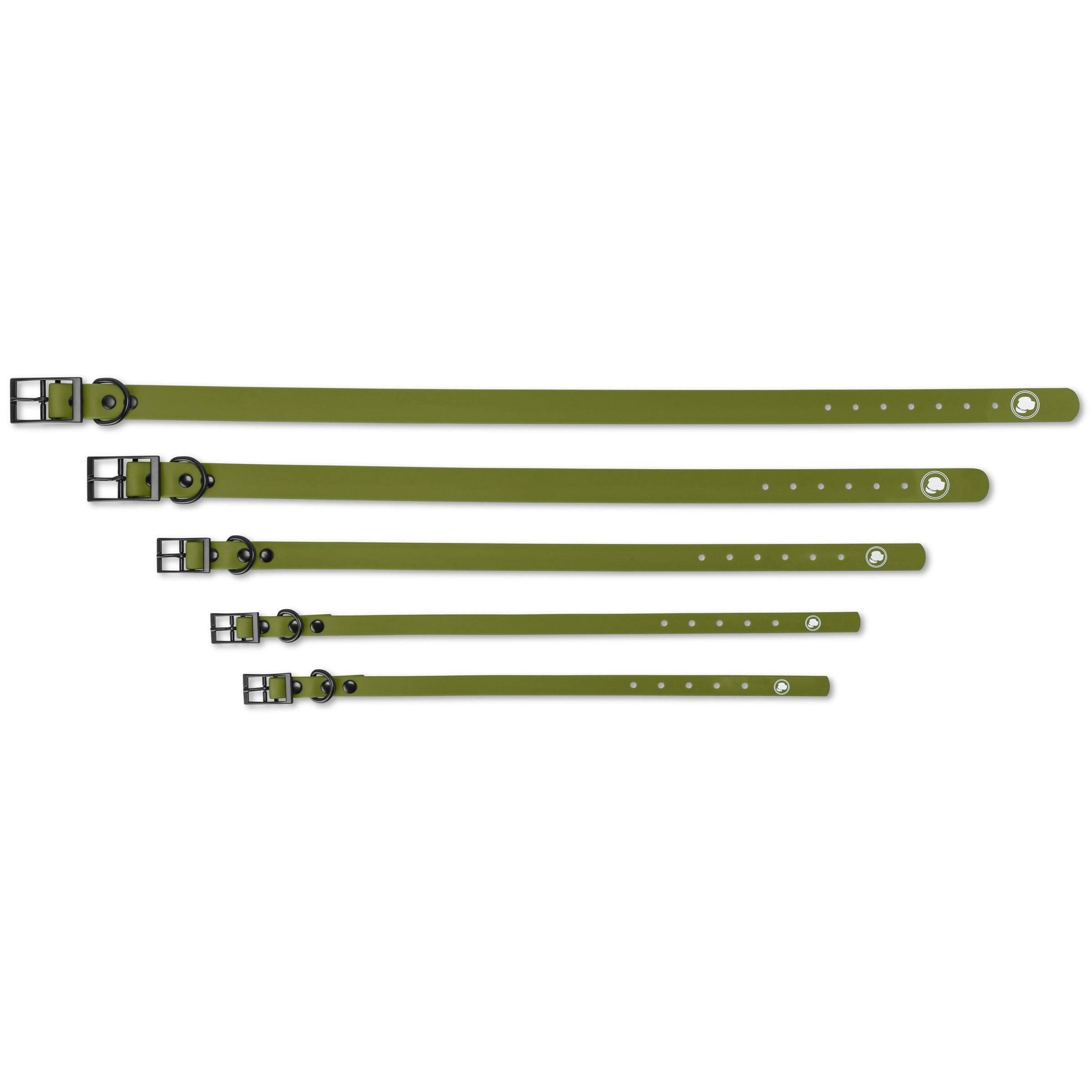The Modern Dog Company - Olive Green Collar (Weather + Odor Resistant) - BIG FRENCHIES