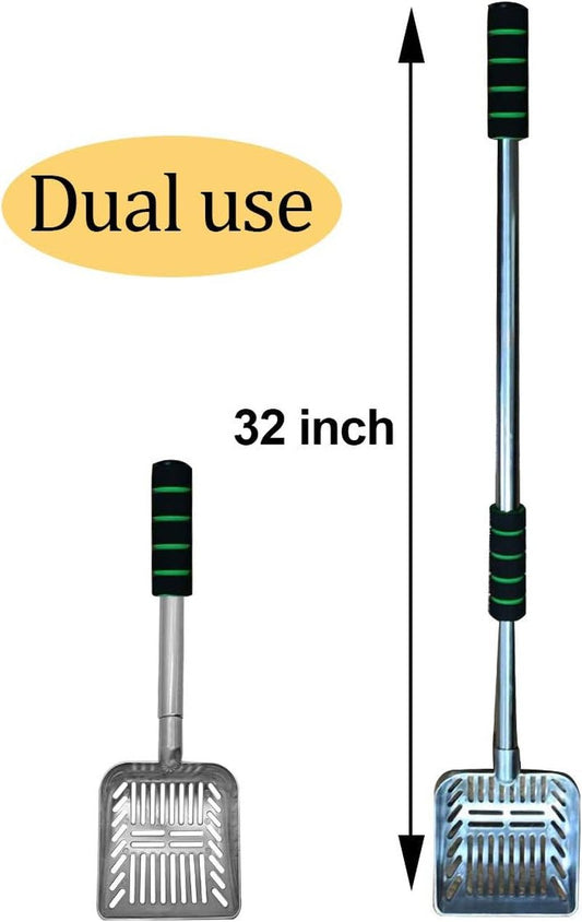 Cat Litter Scooper Metal Cat Litter Scoop Long Handle - BIG FRENCHIES