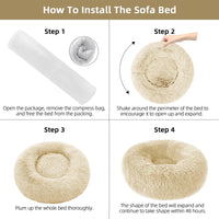 Calming Donut Dog Bed Anti-Anxiety - BIG FRENCHIES
