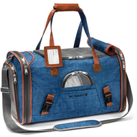 Mr. Peanut's Gold Series Standard Size Airline Compliant Pet Carrier - BIG FRENCHIES