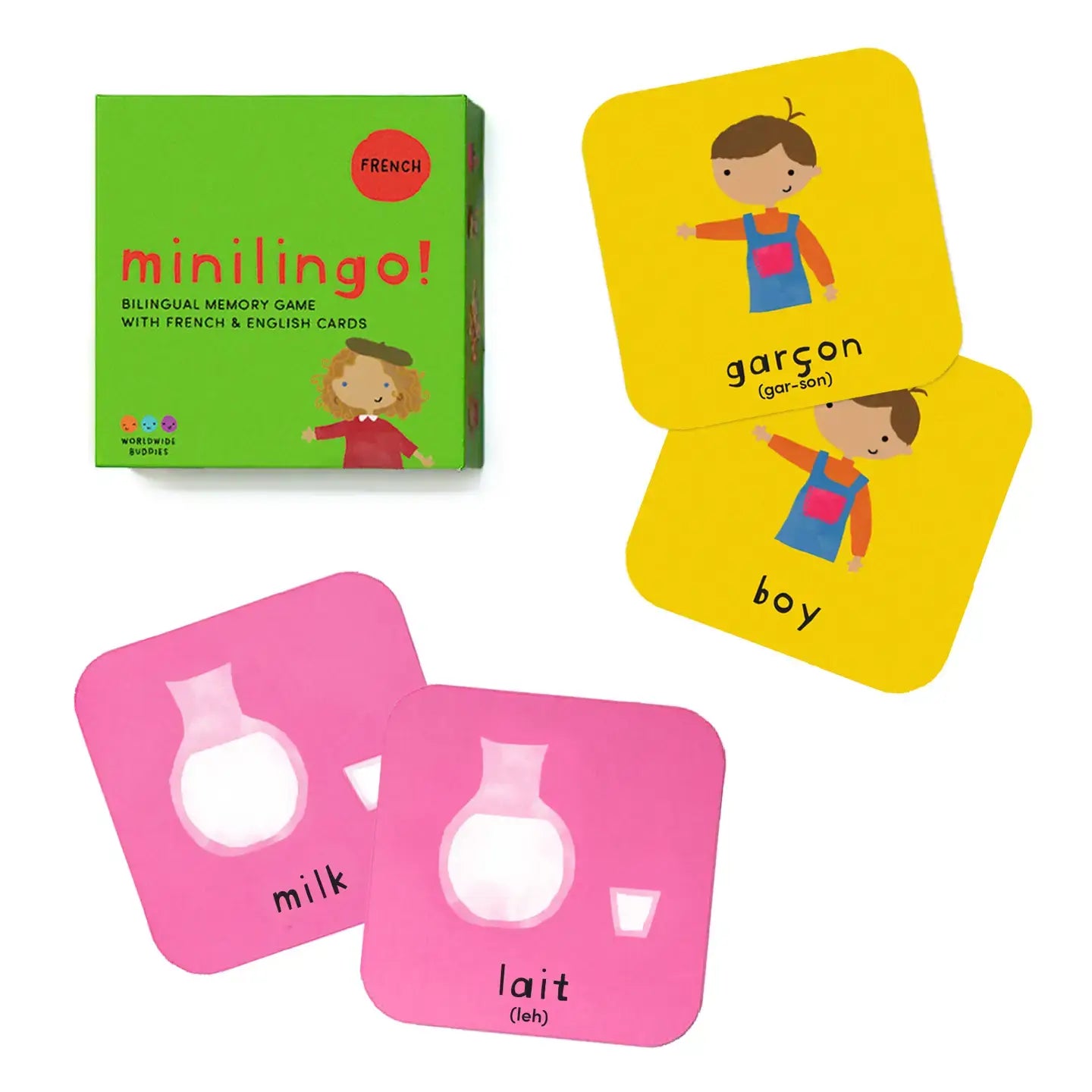 Minilingo French/English Bilingual Flashcards