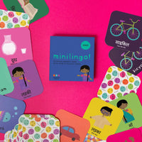 Minilingo Hindi/English Bilingual Flashcards