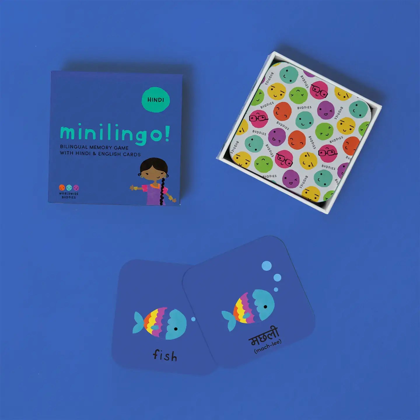 Minilingo Hindi/English Bilingual Flashcards
