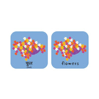 Minilingo Hindi/English Bilingual Flashcards