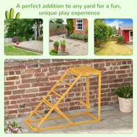 Chicken Activity Play for Healthy & Happy Animals with Chicken Perches & Hen Ladder, Chicken Coop Toy, Yellow