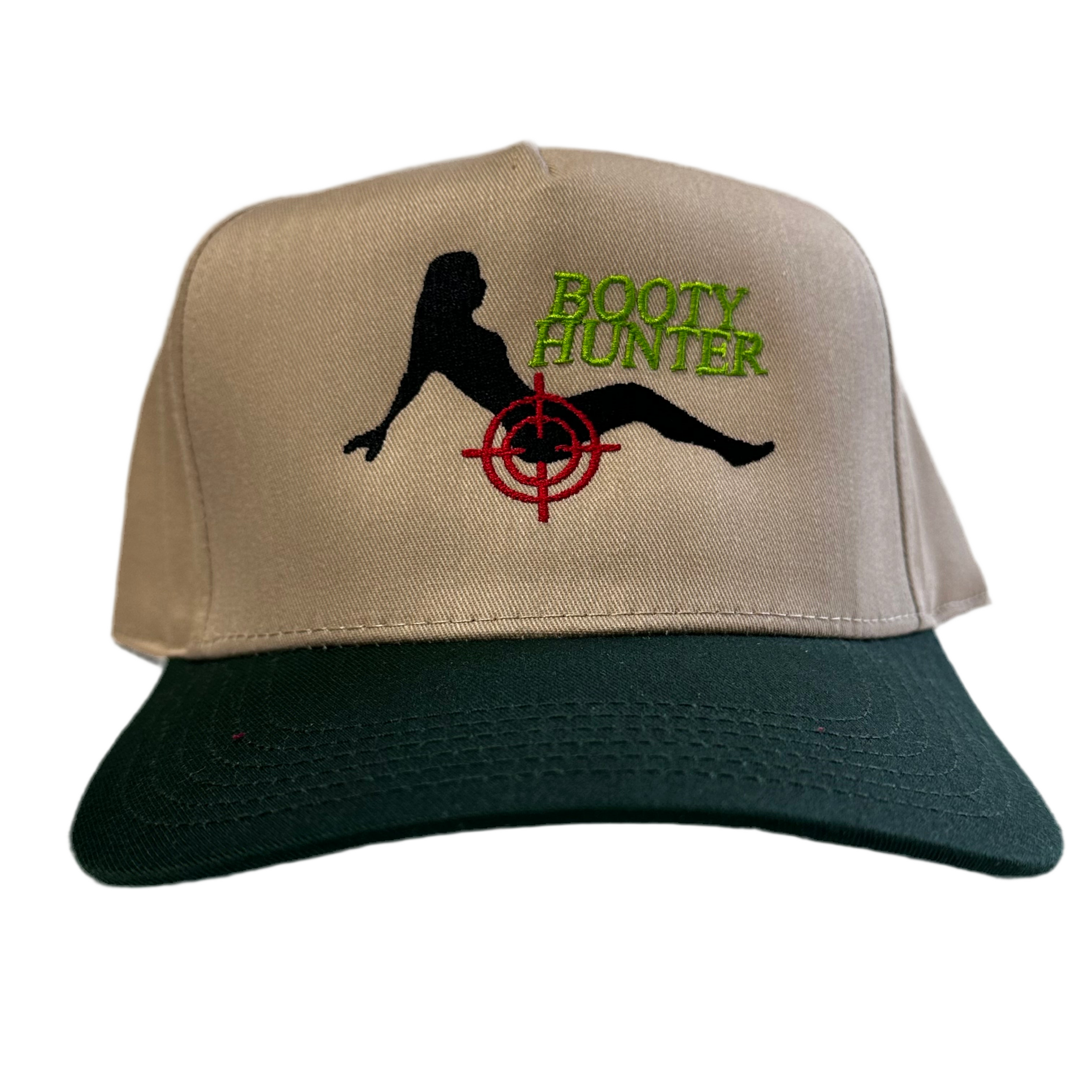 Booty Hunter Trucker Adjustable Snapback Cap Funny Hunting Hat Custom Embroidered