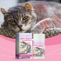 Cat Joint Health Support Tablets, Glucosamine Joint Supplement For All Breeds & Sizes Cats, 80 Count Joint Care Chewable