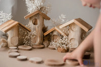 Tree Log Houses Set of 4 - BIG FRENCHIES