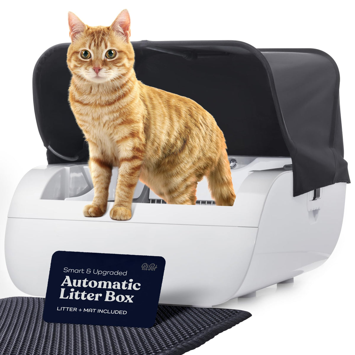 Smart Cat Litter Box Cat Litter Box Wide Opening