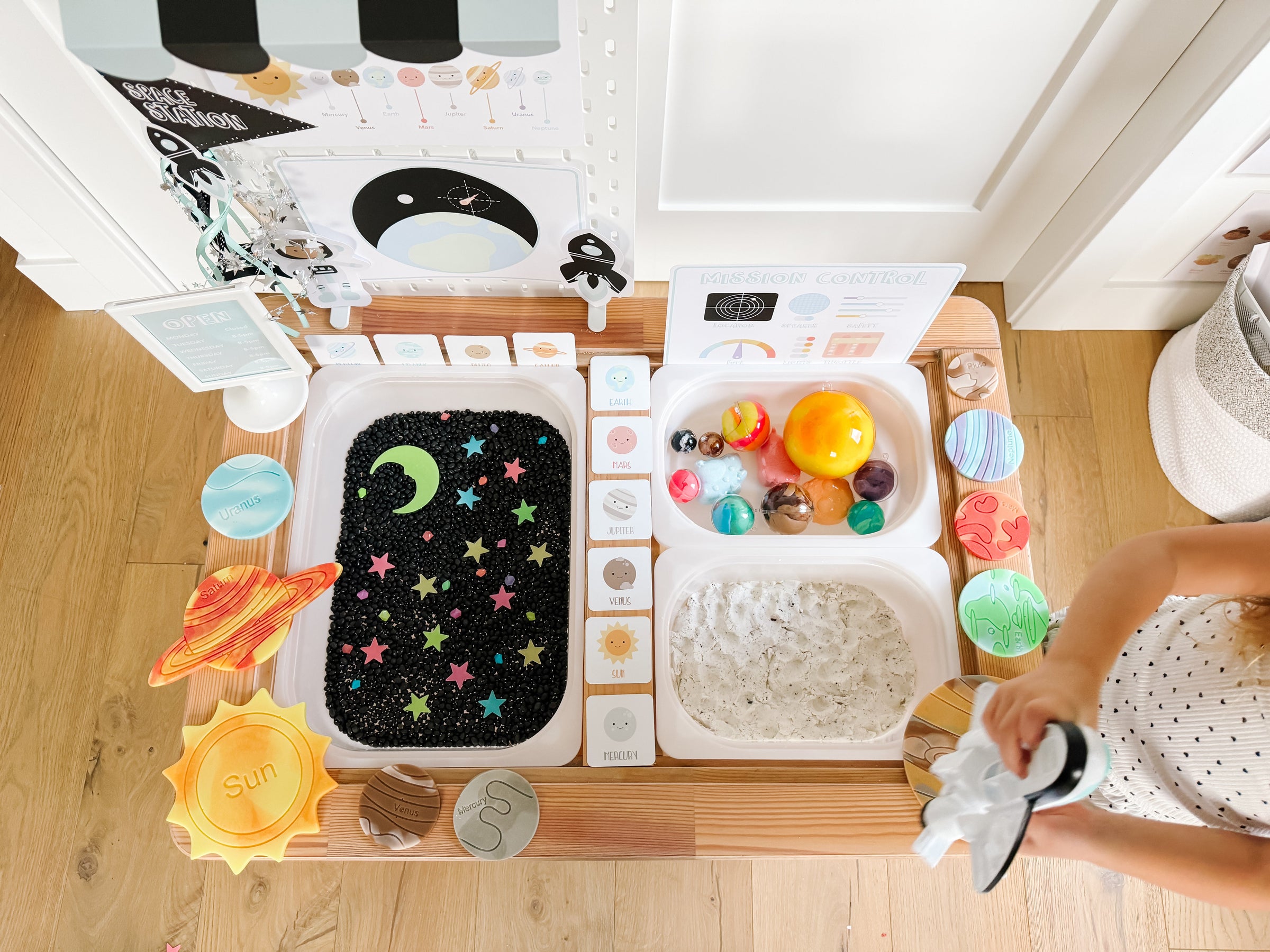 Space Station Printable Dramatic Play Kit