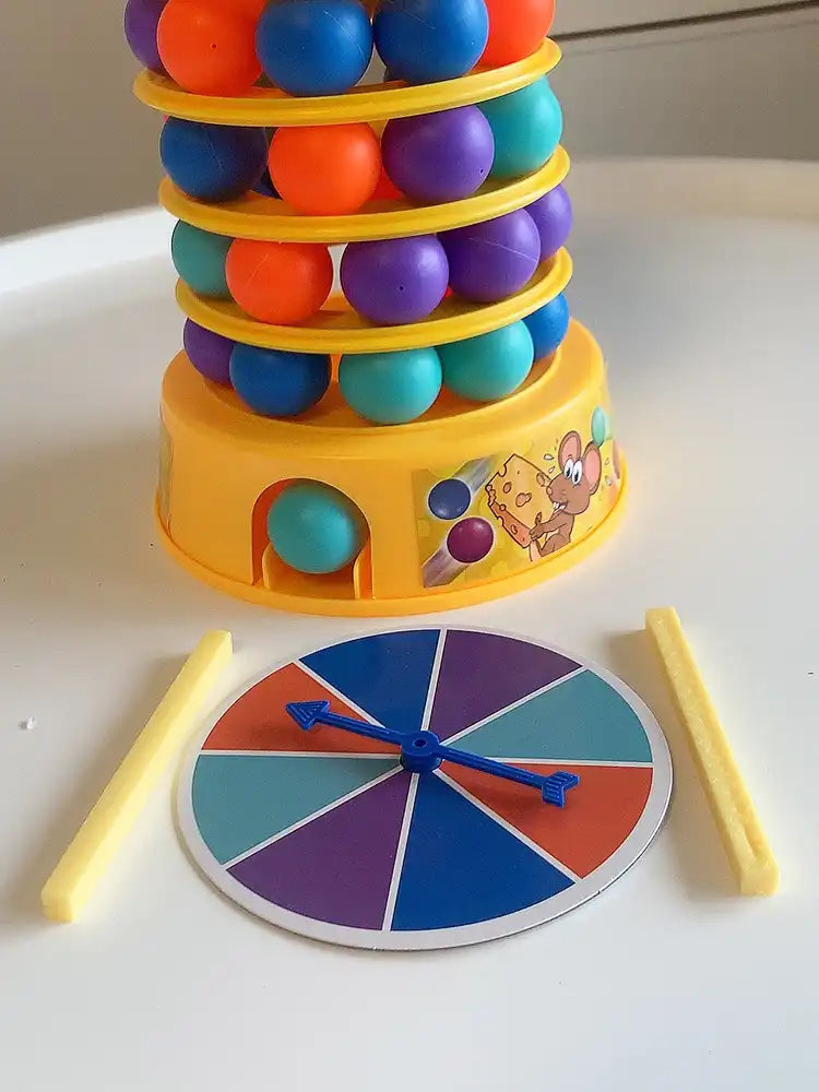 MEACAOFG Children's educational toys mouse cake tower stacking game parent-child interaction multiplayer party table games birthday gift