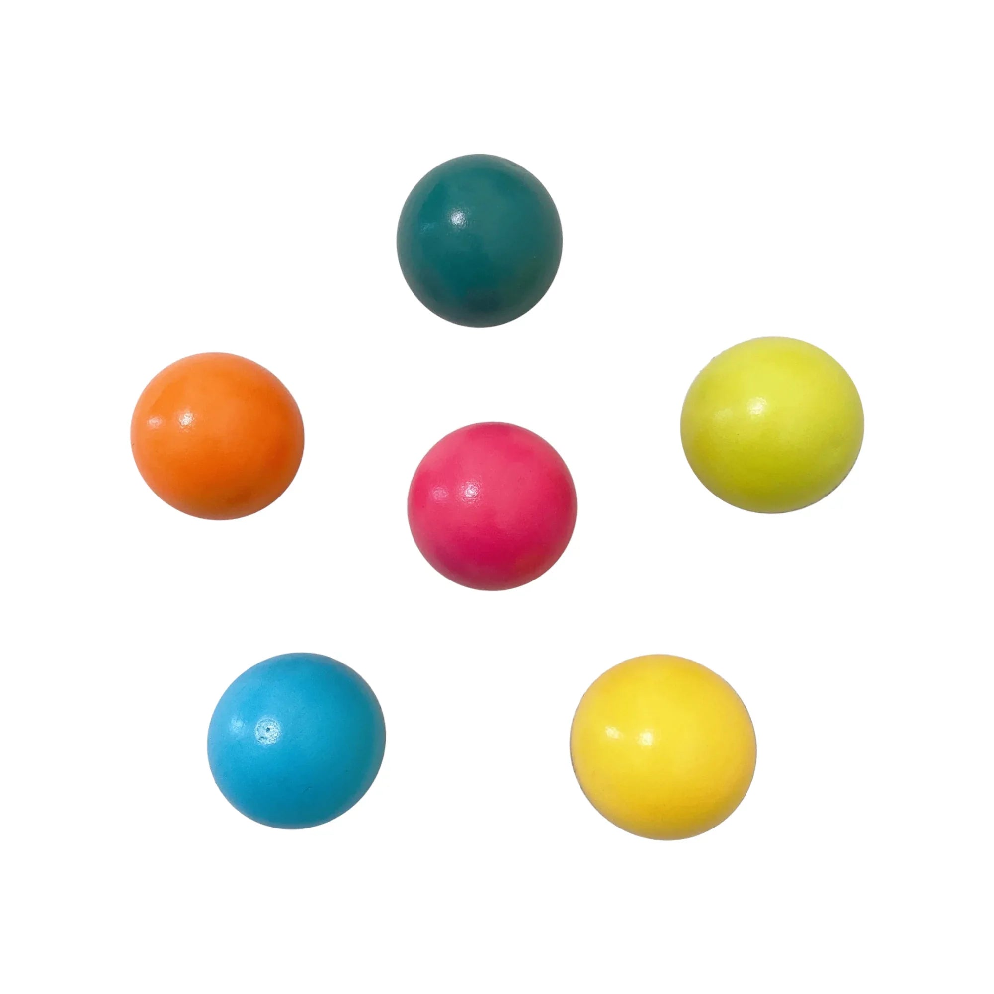 6-Piece Pastel Wooden Balls – 1.8" Diameter | Macaron Colors - BIG FRENCHIES