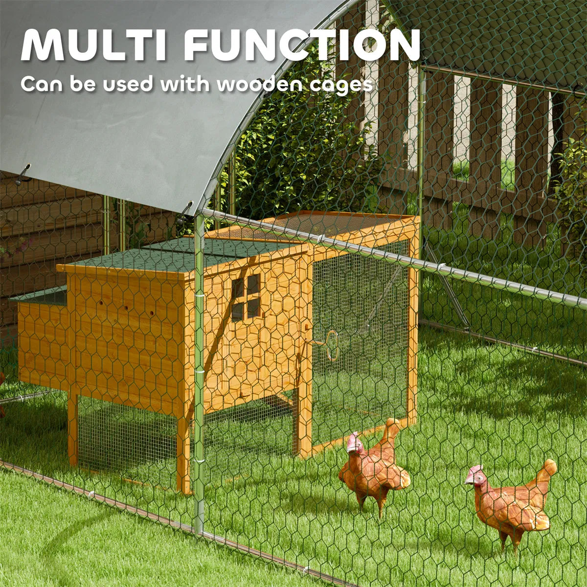 Metal Chicken, Chicken Coop