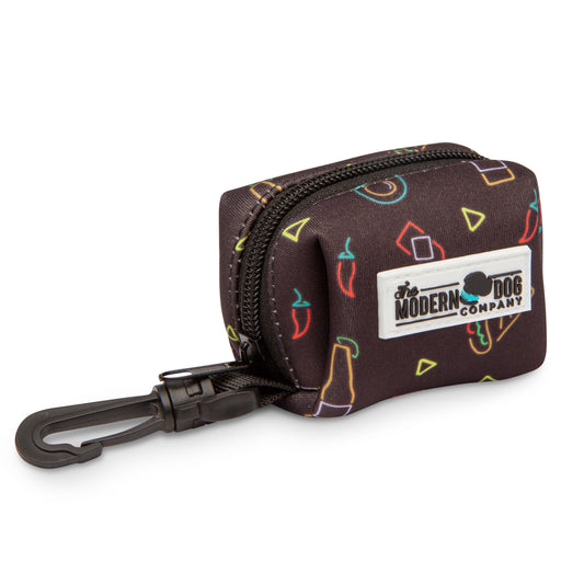 The Modern Dog Company - Retro Taco Tuesday Poop Bag Holder - BIG FRENCHIES