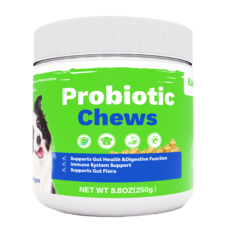 OEM Hot Sales Probiotics Chews For Pets Customized Shape