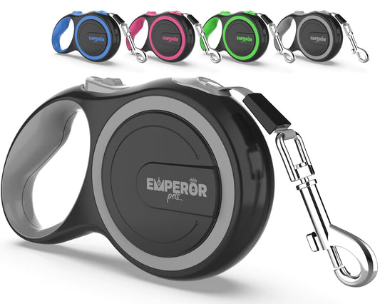 Unleash Adventure! 🌟 16ft Heavy-Duty Retractable Leash for Large Dogs (up to 110lbs) 🐾 - BIG FRENCHIES