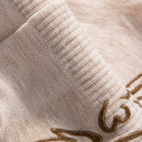 Serene Socks- Adult Organic Cotton Non-Slip Socks-  4 Seasons- Beige- 2 Pairs