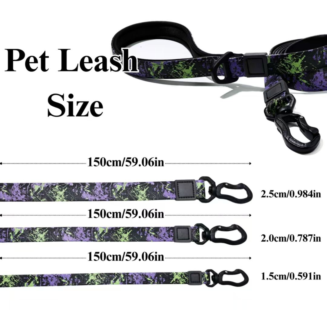 UV Printing Camouflage Embossed Pet Leash Set Is A Perfect Combination Of Style And Functionality Specially Designed For