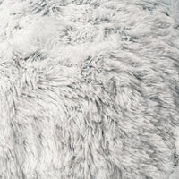 Mr. Peanut's 28" OrthoPlush® Pet Bed - Snowflake White Two Tone - BIG FRENCHIES